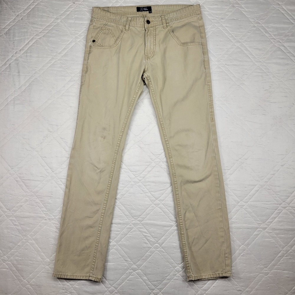 ZAK khaki chino pants‎ men's 32X31